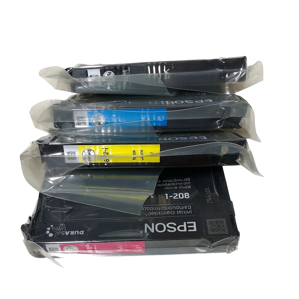 New Genuine EPSON 802-I initial Black & Color 4 Ink set for 4720 4730 4734 4740 - Image 2 of 4
