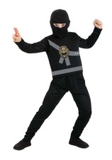 Exclusive Kid's Black Ninja Master Costume