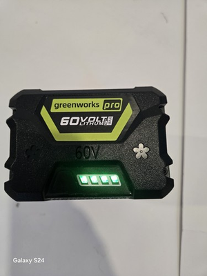 #ad greenworks 60v battery C $125.00