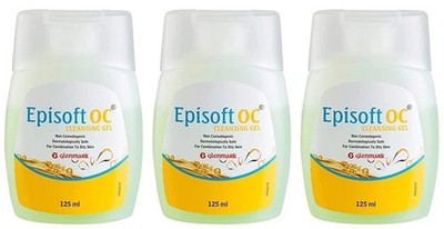 Episoft OC Cleansing Gel For All Skin Types 125ml Each Set Of 3