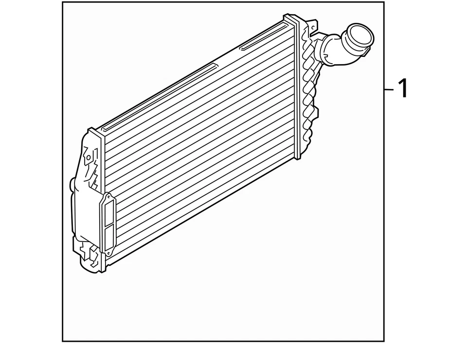 Intercooler de 2012 Ford Flex 3,5 L Turbo 10720578 Foto 4 de 4