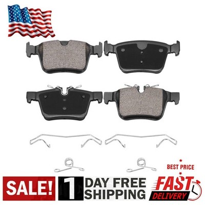 Rear Ceramic Disc Brake Pads w/ Hardware for XC90 S60 XC60 XF XE Discovery Sport