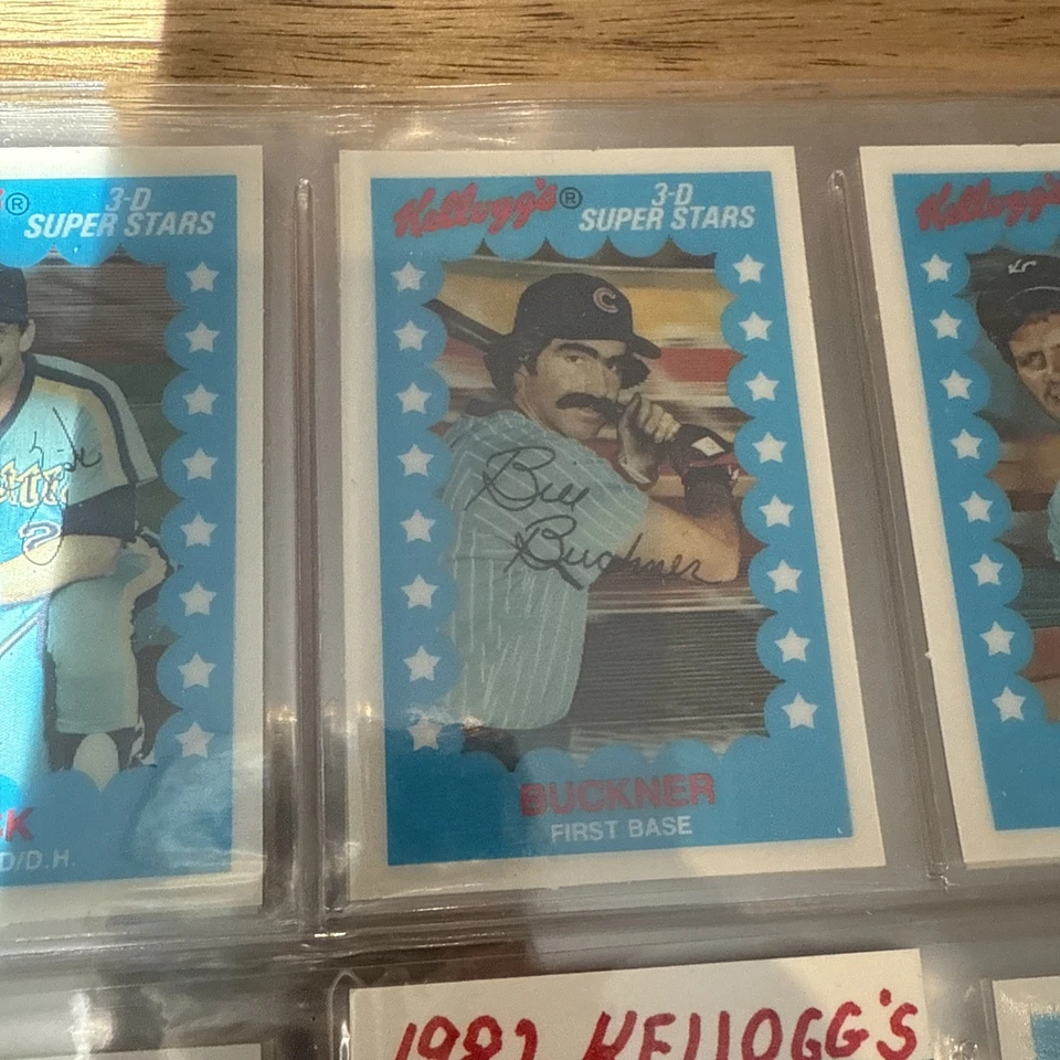 KELLOGG'S 1982 3-D, JUEGO COMPLETO 64 CARTAS SIN GRIETAS COMO NUEVO Foto 3 de 4