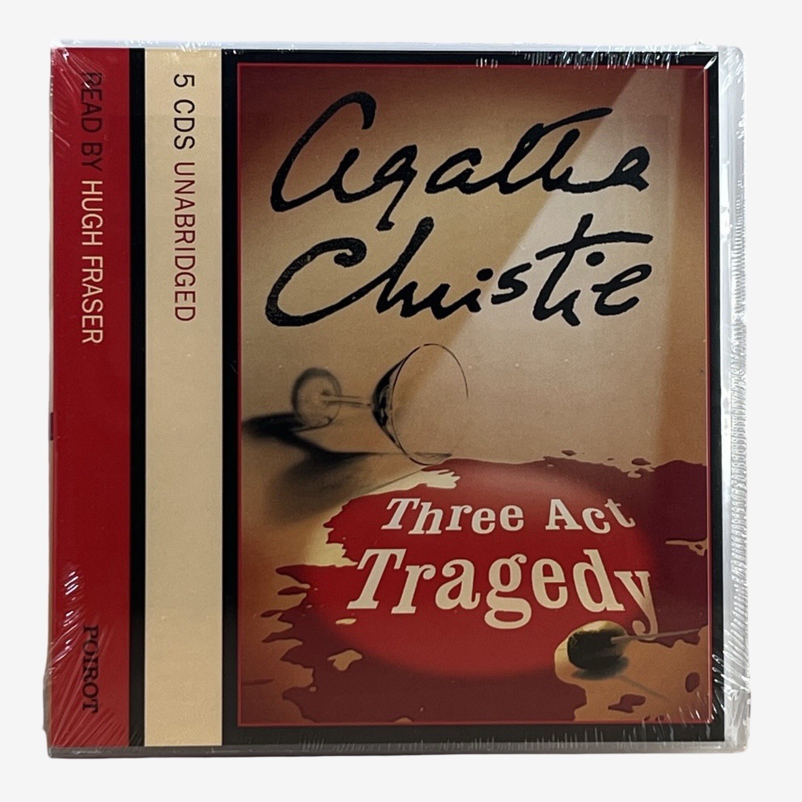 Agatha Christie Poirot CD AudioBook Three Act Tragedy Unabridged Hugh Fraser New