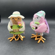 New Set Of 2 - 2025 Birds Target Spritz EASTER Spring Birds Deckle Scribble