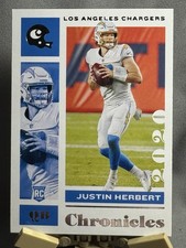 2020 Chronicles Justin Herbert Rookie Card #53. rookie card picture
