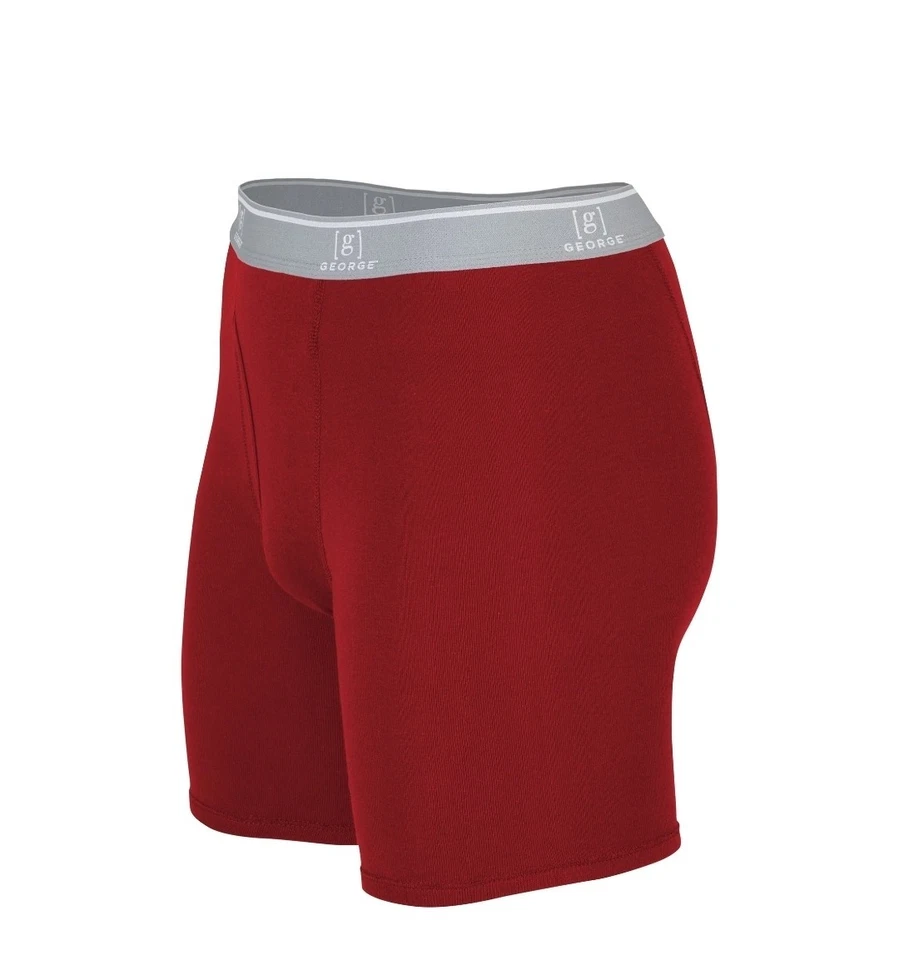 Calzoncillos boxer George 100 % algodón para hombre 6 pares colores surtidos talla M (32-34) nuevos con etiquetas Foto 3 de 4