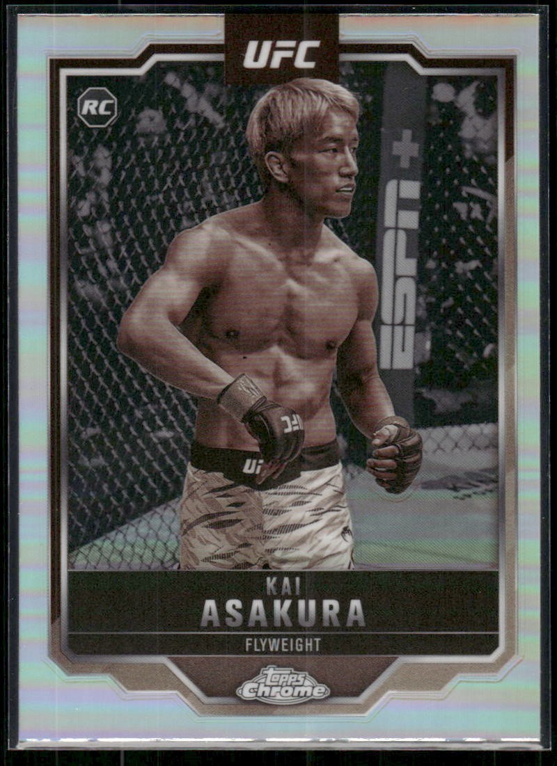 2025 Topps Chrome UFC SEPIA REFRACTOR Kai Asakura #161 RC
