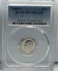 2008-S Roosevelt  Proof Dime **PCGS PR70 DCAM**