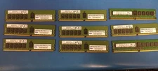 Lot of 9 - Mixed Brands/Models 8GB DDR4 2133 ECC Server Memory
