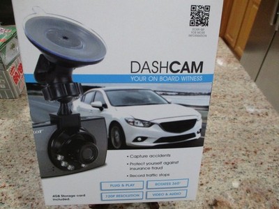 Brand New Pilot DashCam Dash Camera  4GB Card Included Window Mount