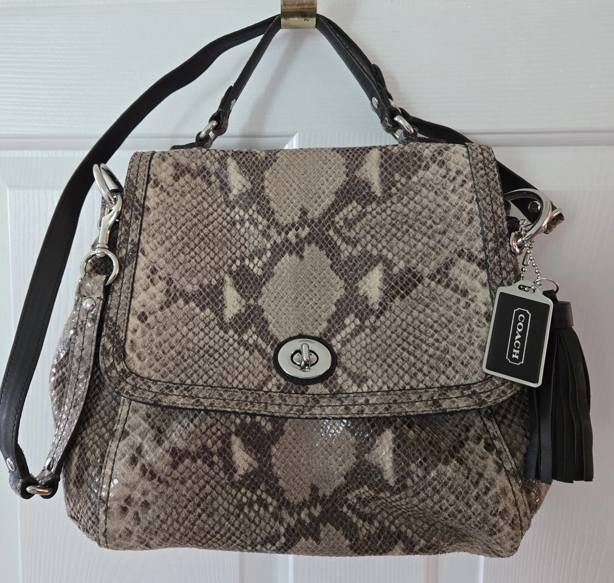 Coach Python Bags & Handbags for Women for sale | eBay