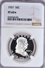 1957 Franklin Half Dollar Proof NGC PF 69 STAR PR 69* Frosty Silver Coin 50C