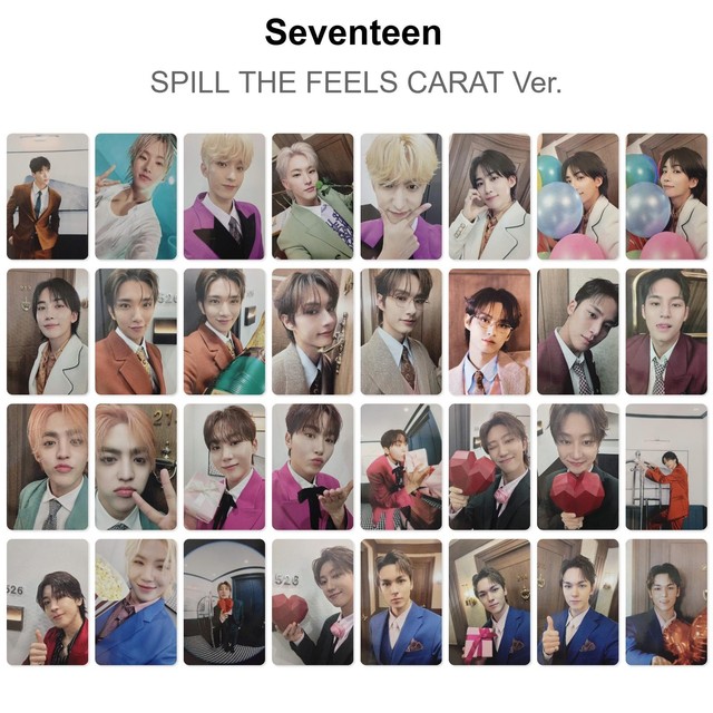 Seventeen SPILL THE FEELS CARAT Ver. Official Photocard KPOP Special Gift