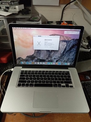 Apple MacBook Pro 15'' A1286 MB985LL/A 2009 Core 2 Duo 2.66GHz 4GB 500GB yosemite
