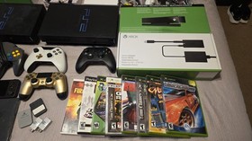 Playstation 2 PS2 console Lot Nintendo Wii Xbox Games Controllers ASIS