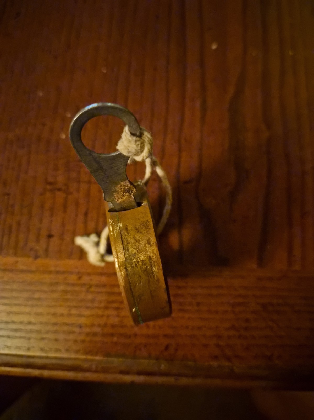 Antique Champion 6-Lever Pancake Padlock Miller Lock Co w/Key~ Owner ...