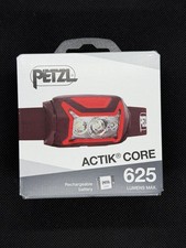 NEW PETZL ACTIK CORE 625 HEADLAMP COLOR RED F...