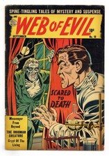Web of Evil #18 GD/VG 3.0 1954