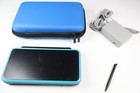 Nintendo 2DS XL Console - Black/Turquoise - Bundle - Tested/Works!!!