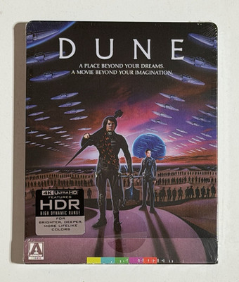 Dune (4K Ultra HD + Blu-ray, 1984) Arrow Limited SteelBook David Lynch BRAND NEW
