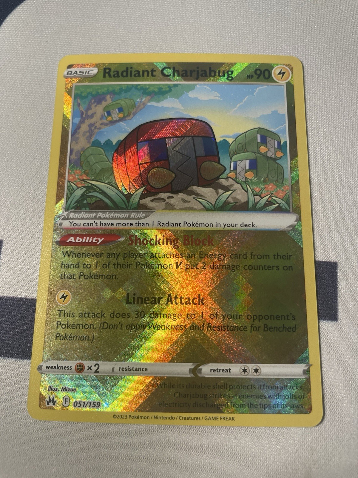 Crown Zenith Radiant Charjabug 51/159