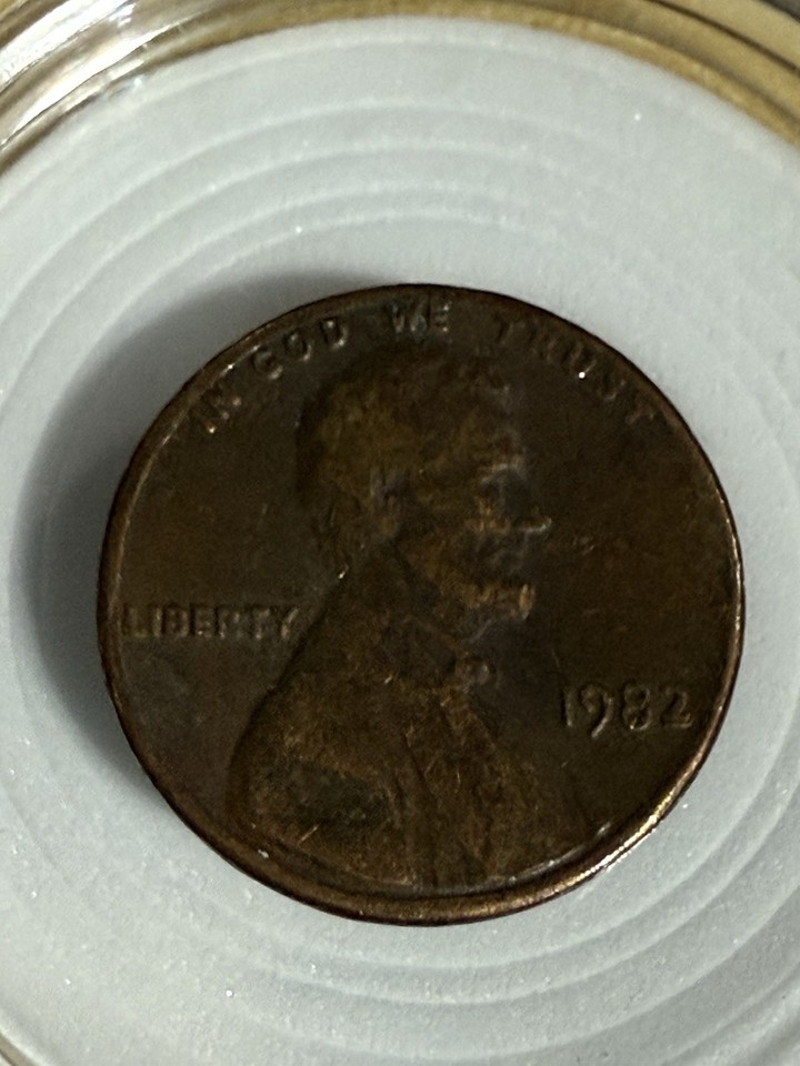 Error Obverse and Reverse 1982 Penny Lincoln Cent No Mint Mark Rare ...