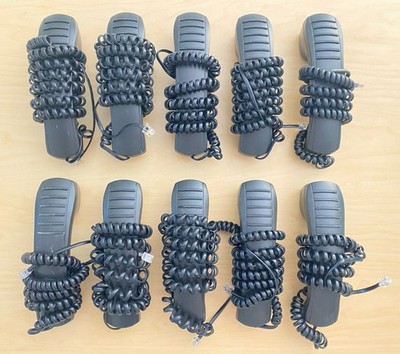 LOT OF 10 Mitel 5300 Series IP Phone HANDSET For Mitel 5320e 5330e 5340e w/ Cord
