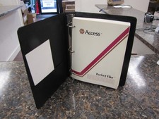 Vintage Access Perfect Filer User's Guide Binder