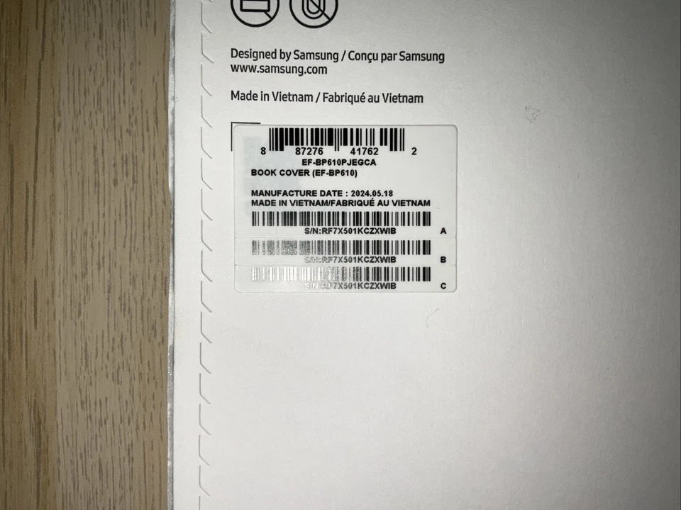 Samsung Galaxy Tab S6 Lite 10.4 Book Cover Smart Case w Pen Holder Black - Image 3 of 4