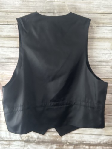JEAN YUCA-PARIS, Mens XL Hot Pink Black Vest Tango J402 - Picture 4 of 4