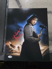 KATHY BATES SIGNED 11x14 AUTOGRAPH MYSERY ANNIE WILKES PHOTO coa jsa