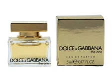 DOLCE GABBANA THE ONE Women Perfume 0.17oz / 5ml EDP MINI NEW IN BOX