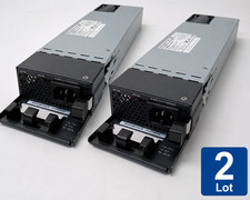 LOT OF 2 Cisco PWR-C1-1100WAC 1100WAC Power Supply for 3850 Series Switch