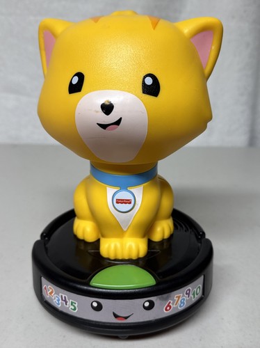 Fisher-Price Laugh & Learn Crawl After Cat on Vac  Fresh Batteries Works U26