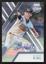 2017 Panini Elite Extra Edition D.L. Hall Auto Autographs #21 On Card