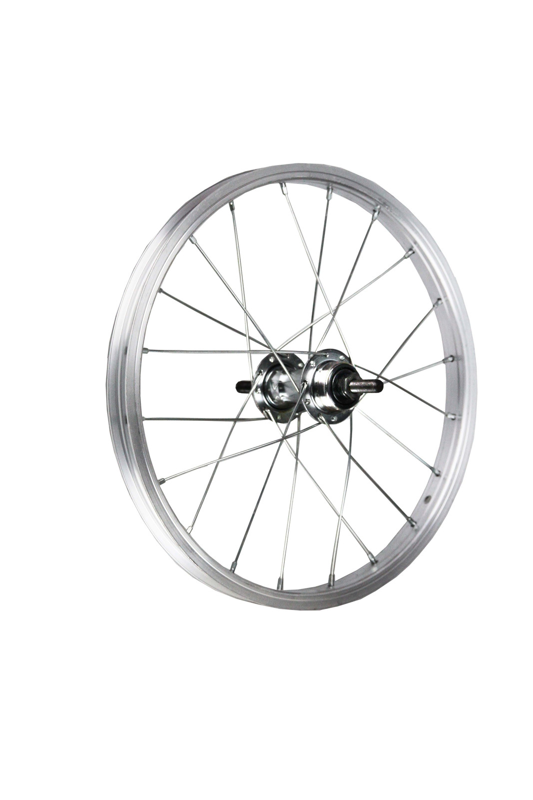 Ruota Posteriore 16x1.75" V-Brake Dado Su Sfere Single Speed Silver