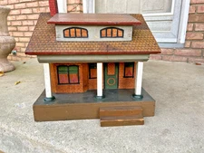 antique morton converse doll house lithographed bungalow bliss 1910 wood painted