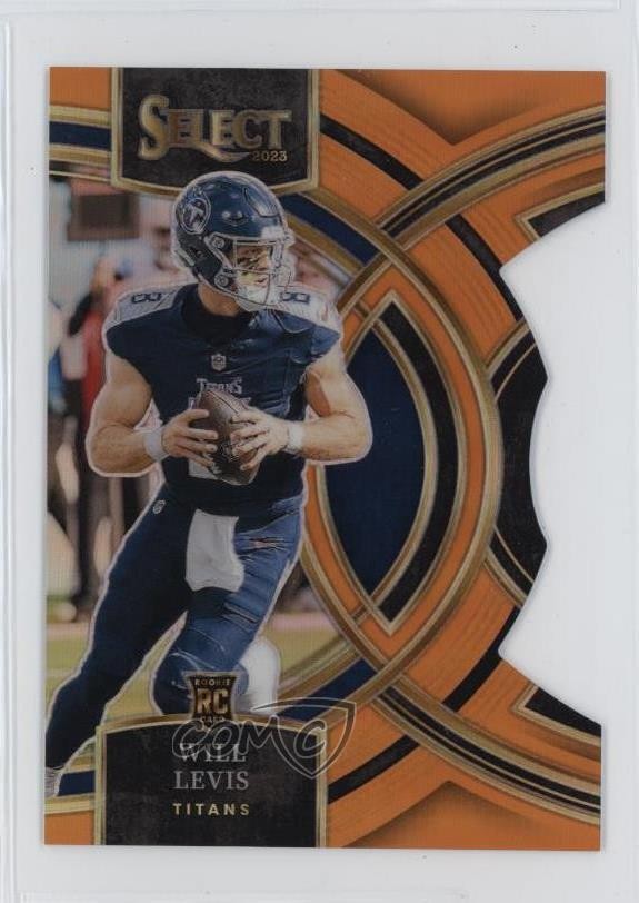2023 Panini Select Premier Level Orange Prizm Die-Cut /399 Will Levis Rookie RC