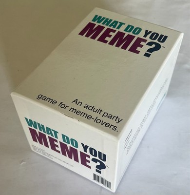 WHAT DO YOU MEME? An Adult Party Game for Meme-Lovers New Condition