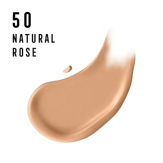 Max Factor Foundation 3x30ml 💐 – 50 Natural Rose mit Vitamin C & SPF 30 - Bild 2 von 4