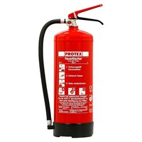 FeuerlöScher Gloria PDE 6 Protex 6Kg ABC Pulver, DauerdrucklöScher, Halterung