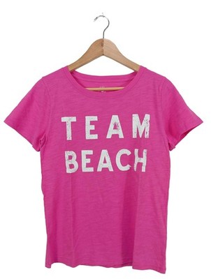 J.CREW Print-Shirt Damen Shirt Gr. DE 36 pink Casual-Look