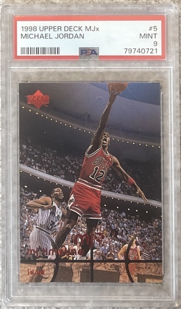1998レア/100枚限定PSA MICHAEL JORDAN MJx LIVE 1998 Upper Deck mjx - Mj Live Michael Jordan #L2 /100 for sale