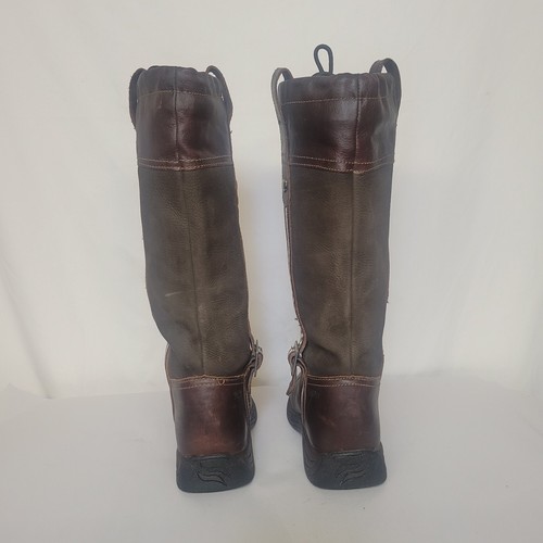 Dublin Size 7 /38 Leather Boots Mesh Lined Suede Calf High Boots Ladies - Picture 4 of 9