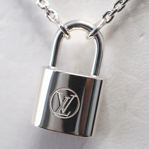 LOUIS VUITTON（LV） Louis Vuitton Bellissimo Ciondolo Ag925 Argento Lockit Collana Lucchetto Sterling