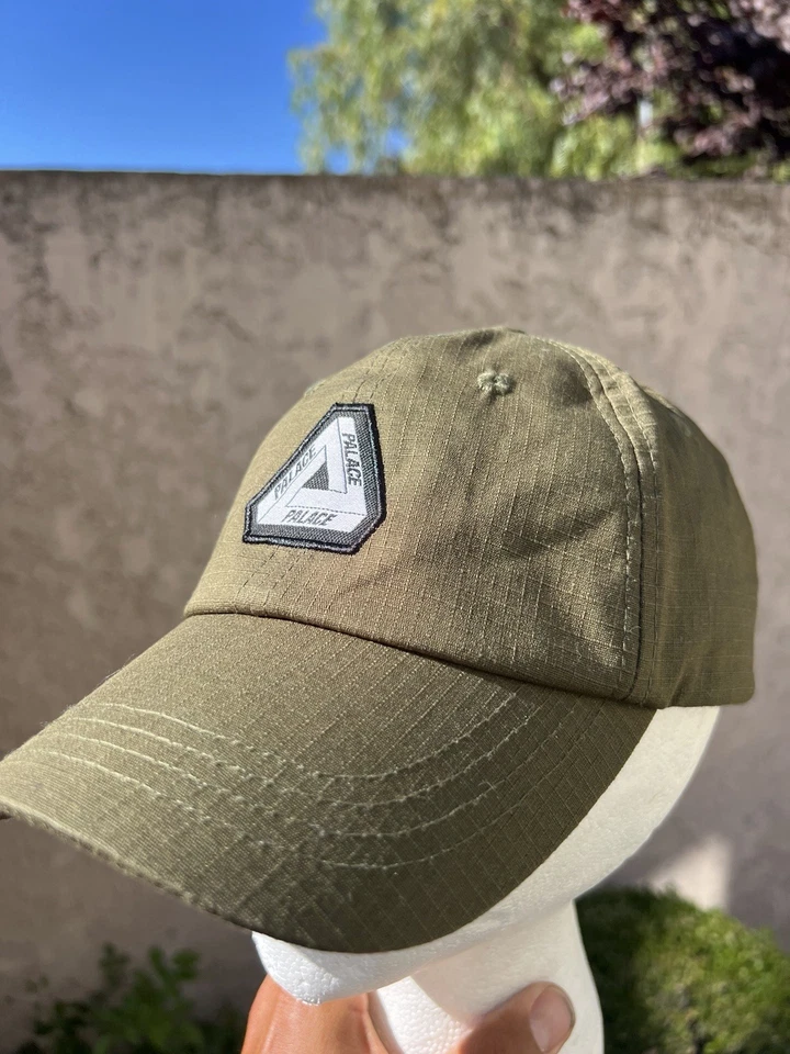 Clean Palace Skateboards Tri-Ferg Parche 6 Paneles Ripstop Oliva Verde Ejército Sombrero Gorra Foto 4 de 4