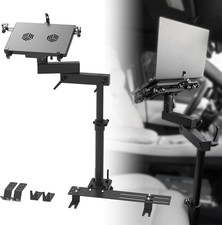 Laptop Mount for Vehicles No-Drill Adjustable Car Computer Stand Full Motion