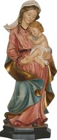 Heilige Madonna Figur 20 Cm Handbemalt Polyresin Deko Statue