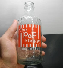 THE POP SHOPPE DENVER COLORADO ACL ERROR VARIANT "MANUFACTURED FOR" SODA BOTTLE